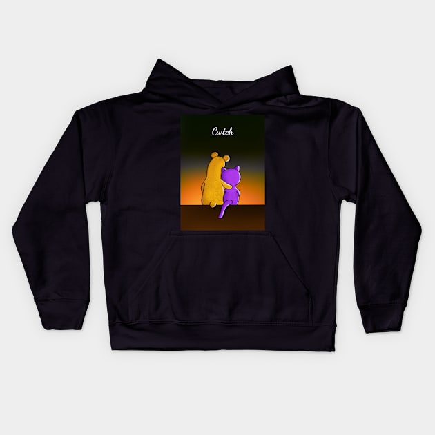 Plum & Custard - Cwtch Kids Hoodie by GarryVaux